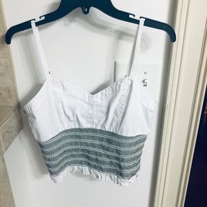 BP green waist ribbed tank